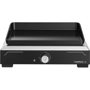 Plancha électrique CAMPINGAZ 1 XD noir inox à poser, 45x30 cm + housse