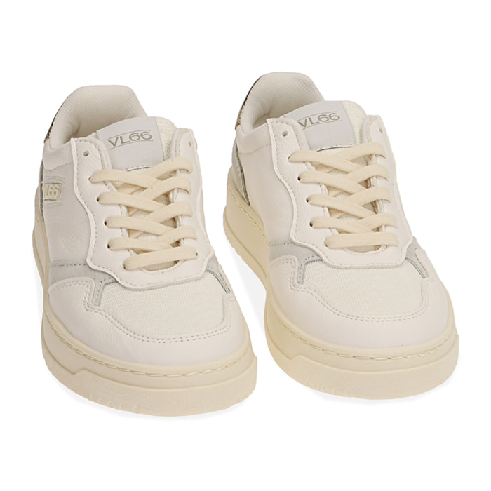 Sneakers bianco/oro