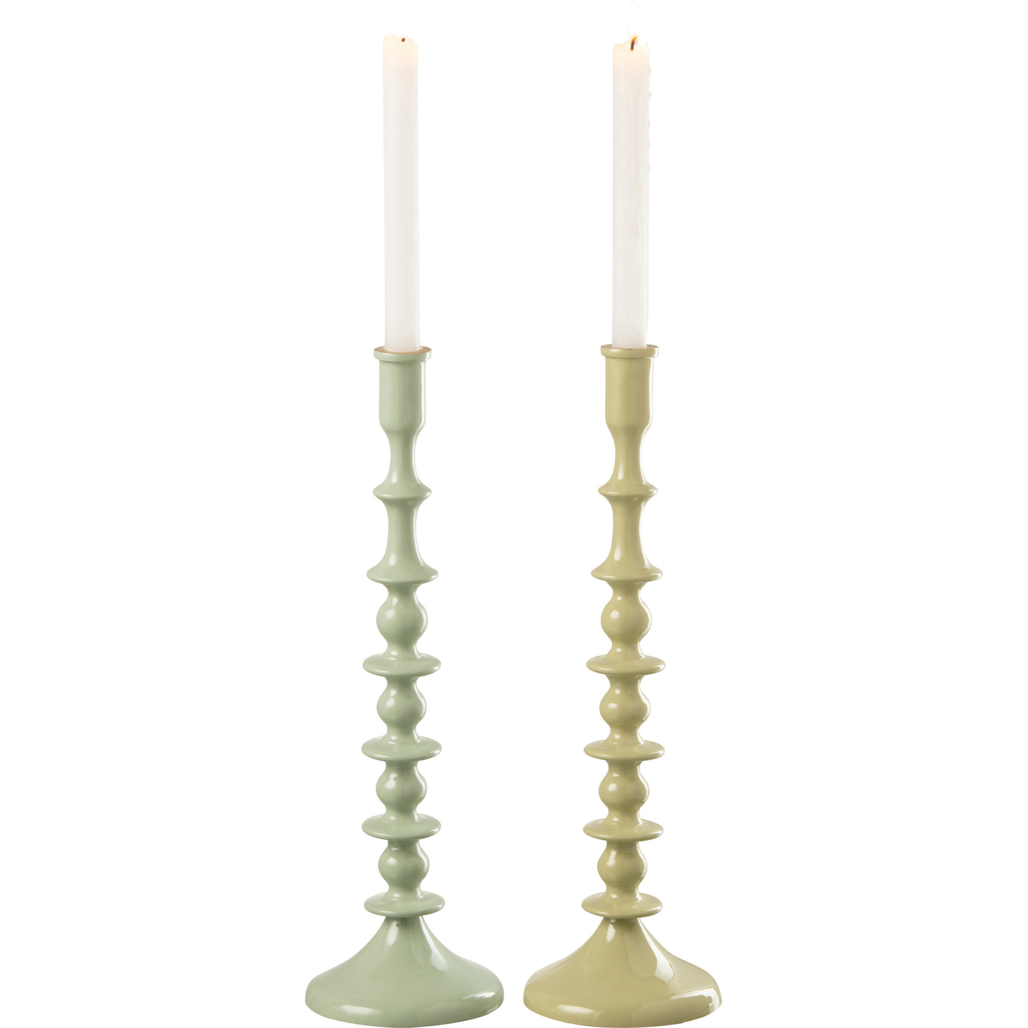 J-Line chandelier - aluminium - vert - 2 pcs