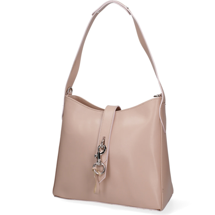 Borsa a spalla da donna - Modello Lysane - Vera pelle - 32.0 x 28.0 x 15.5 cm
