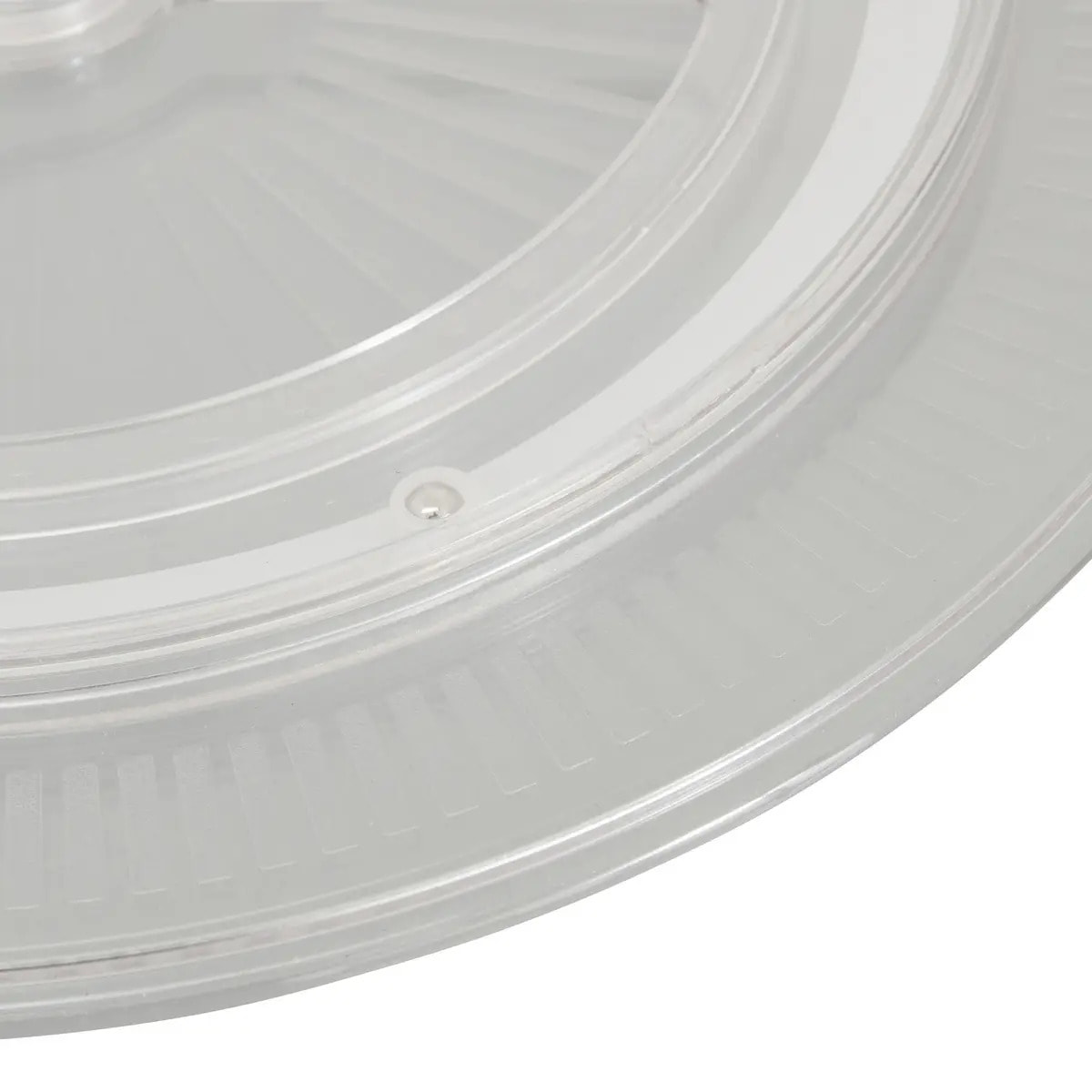 Organiseur rotatif Smart fridge D29cm transparent avec anses