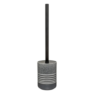 Brosse WC "Silver" gris anthracite
