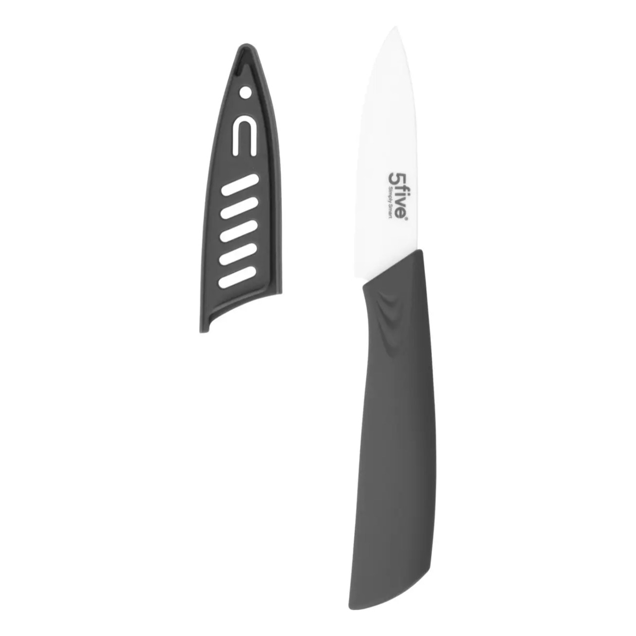 2 couteaux d'office "Zirco" lame 7,7cm en céramique