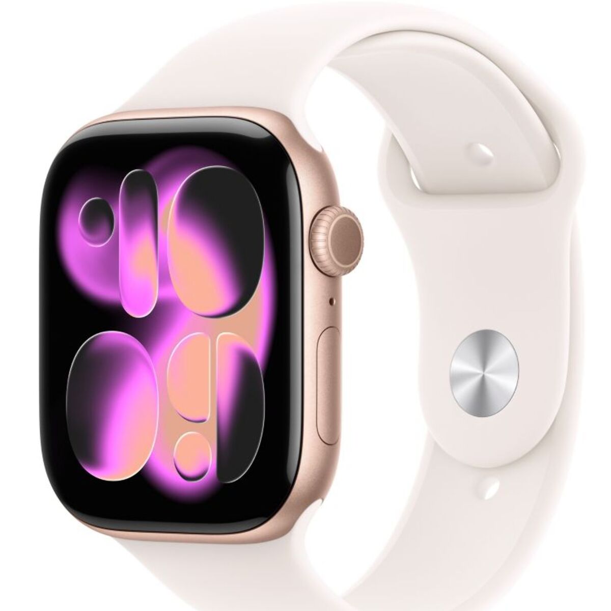 Montre connectée APPLE WATCH 46mm Alu Or Rose Serie 11 S/M