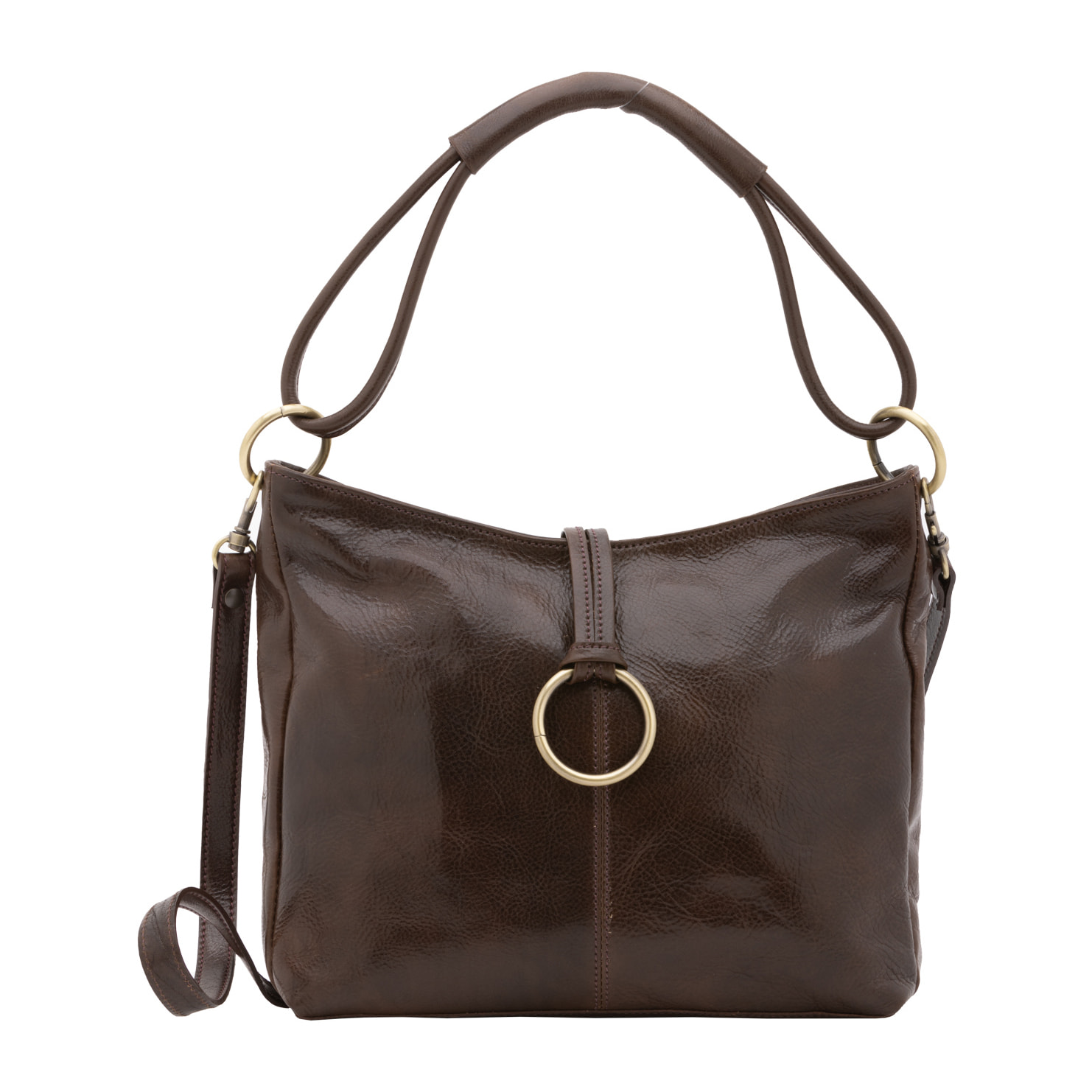 Borsa a spalla  da donna In Vera pelle Made in Italy 29x32x11 cm