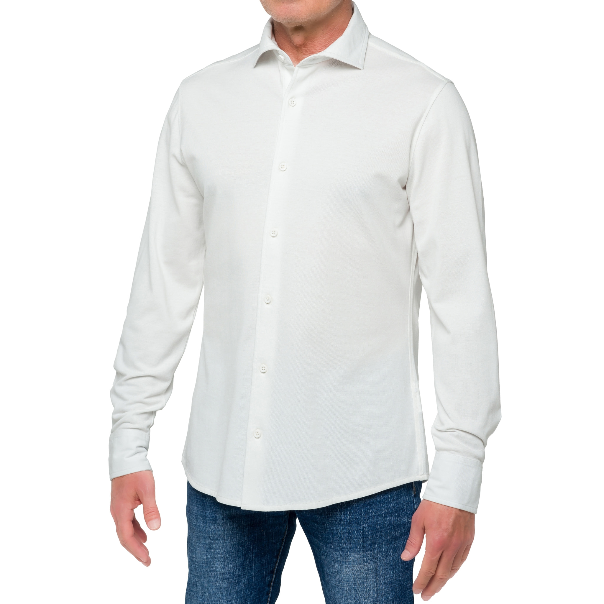 Camicia in cotone Hot Buttered Jefferson Bianco.