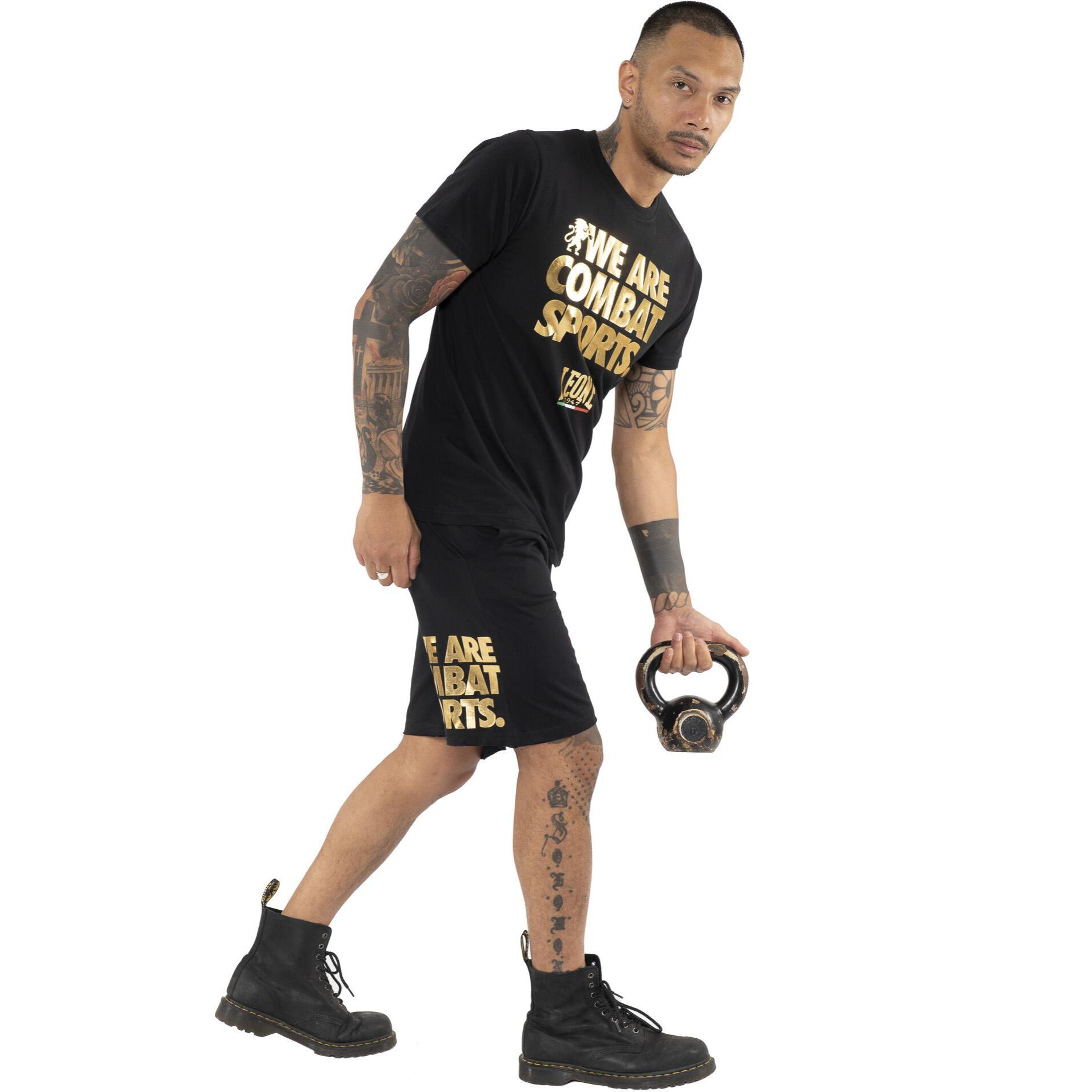 Completo set da uomo composto da t-shirt e pantaloncini Leone Basic