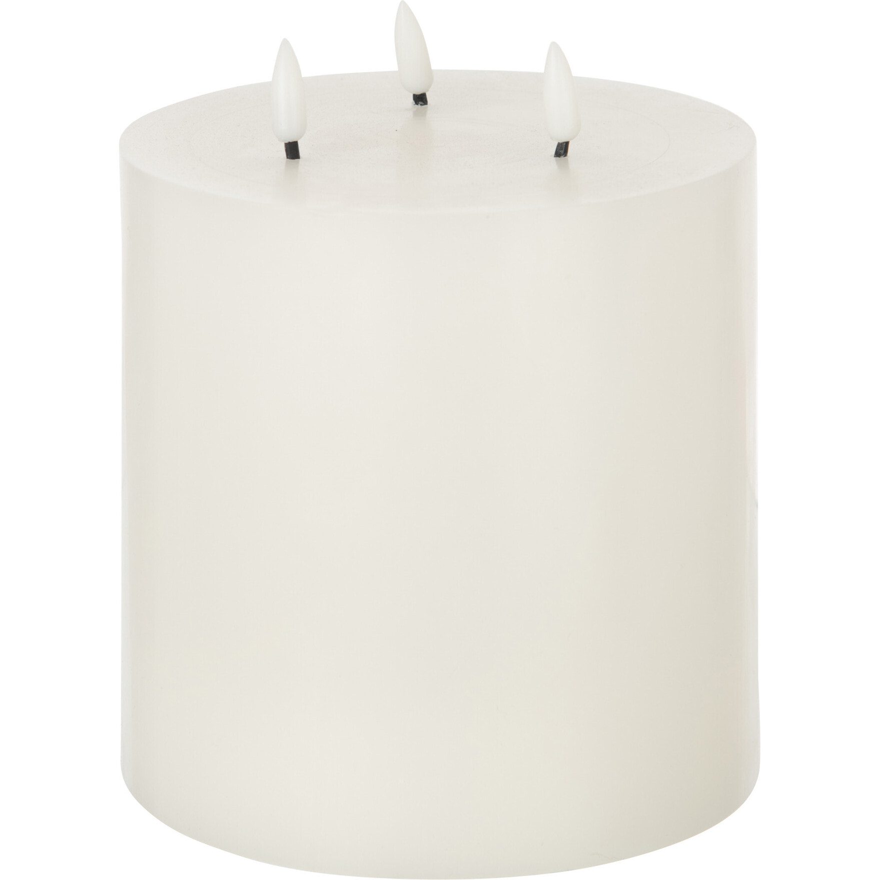 J-Line bougie 3 Flames - blanc - large - LED