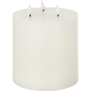 J-Line bougie 3 Flames - blanc - large - LED