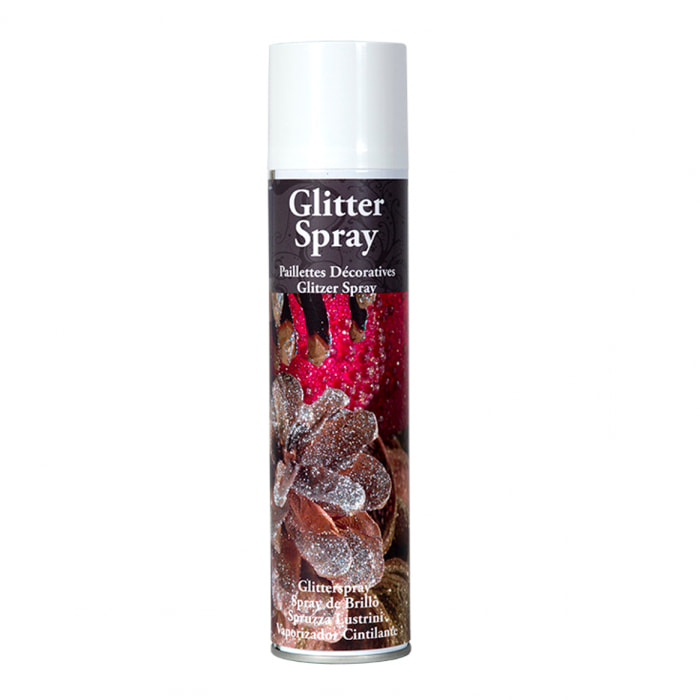Glitter Spray Multicolor  400Ml - Pezzi 3 - 6,5X15,7X6,5cm - Colore: altro - Bianchi Dino - Articoli Natalizi