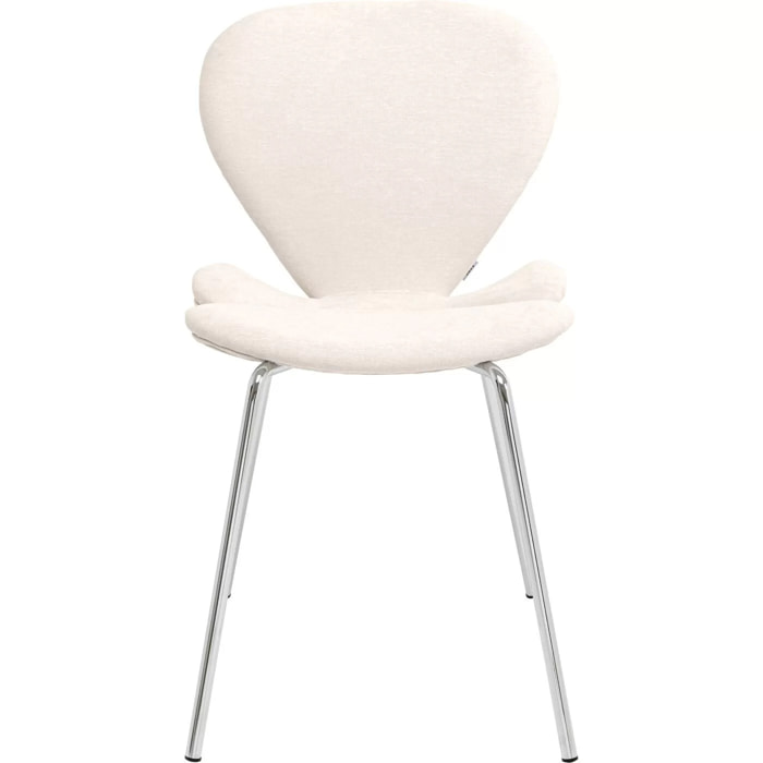 Chaise Soft Blossom crème Kare Design