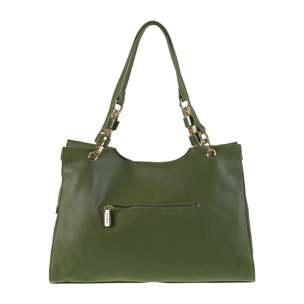 Borsa a spalla da donna Made in Italy - Modello Zelia Elite - 100% pelle - 38.0 x 26.5 x 12.0 cm