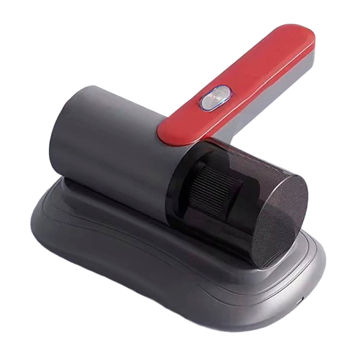 Aspirador de ácaros con una succión de 8kPa. 2 niveles de potencia y Luz UV de 253.7 nm.