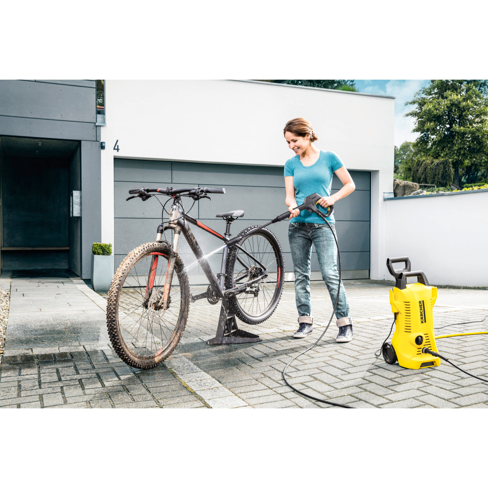 Nettoyeur haute pression Karcher K 2 Power Control - Pression 110 bar- Débit 360 l/h- Réglage de la pression
