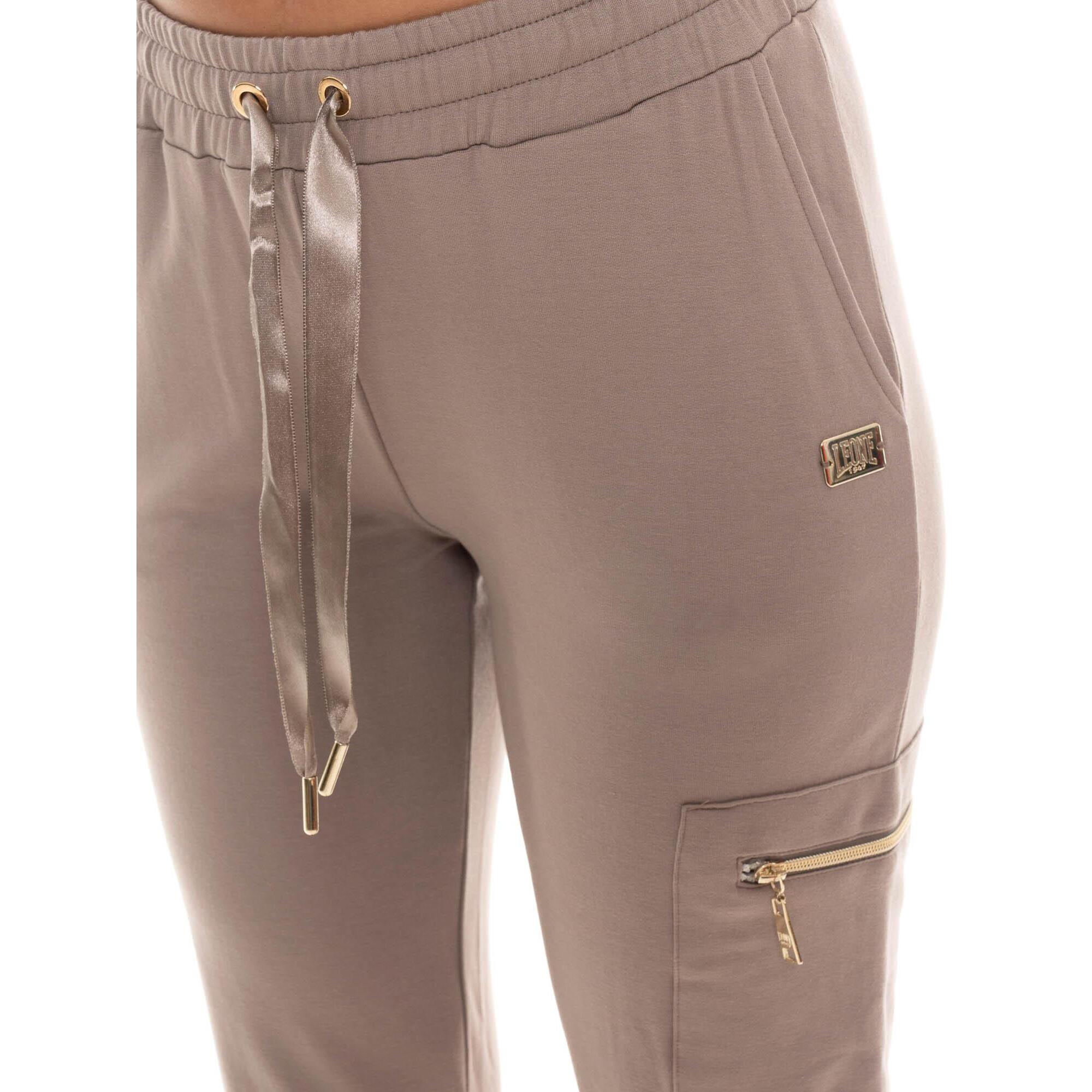 Chándal de invierno para mujer Leone 1947 Chic Tones con capucha y cremallera