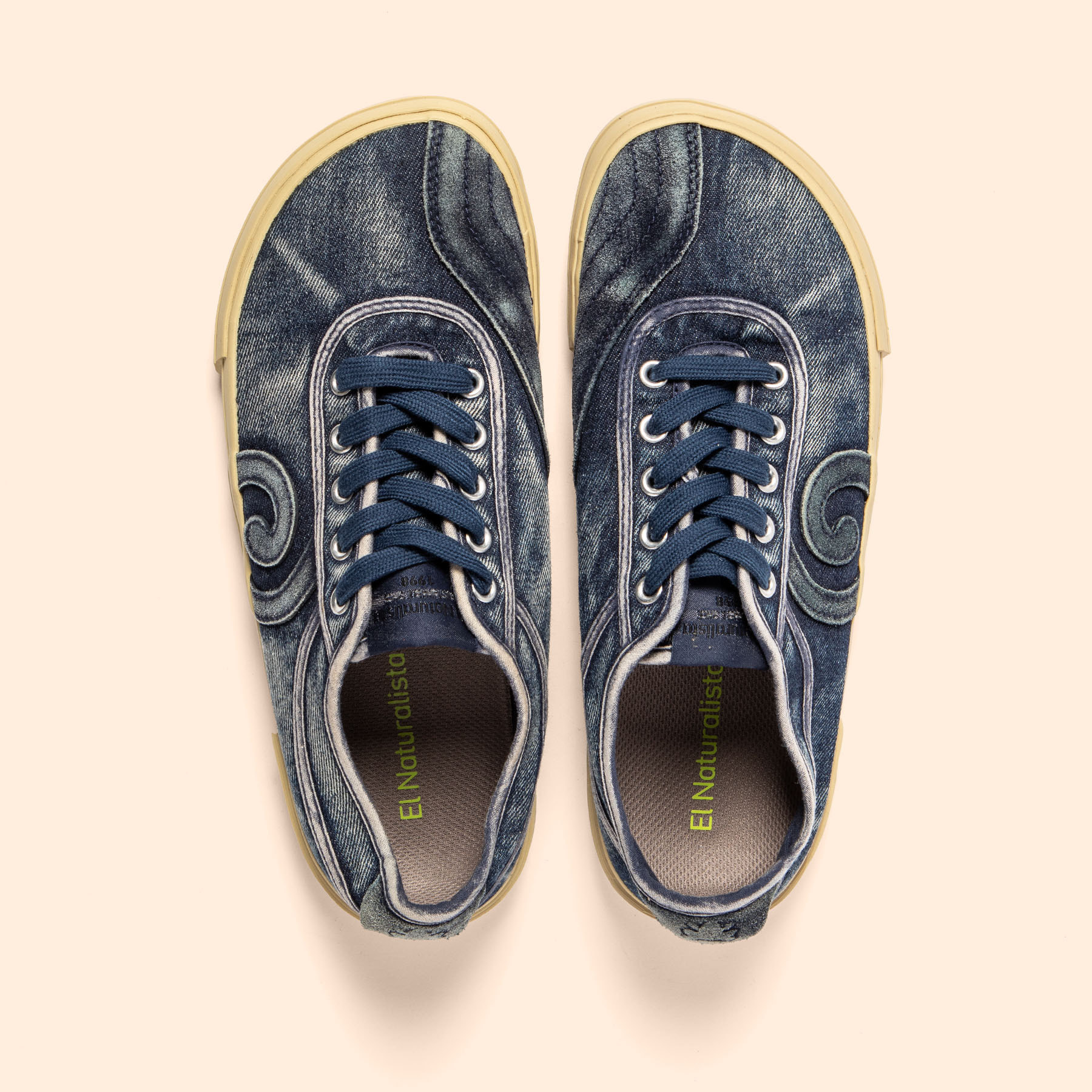 Zapatos N5953 WASHED COTTON DENIM/TEKO color Denim