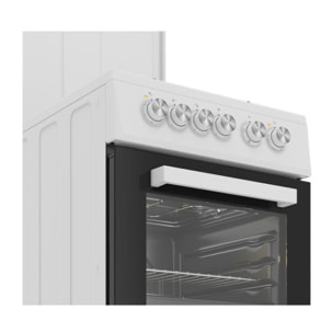Cuisinière gaz BEKO FSS53011DW
