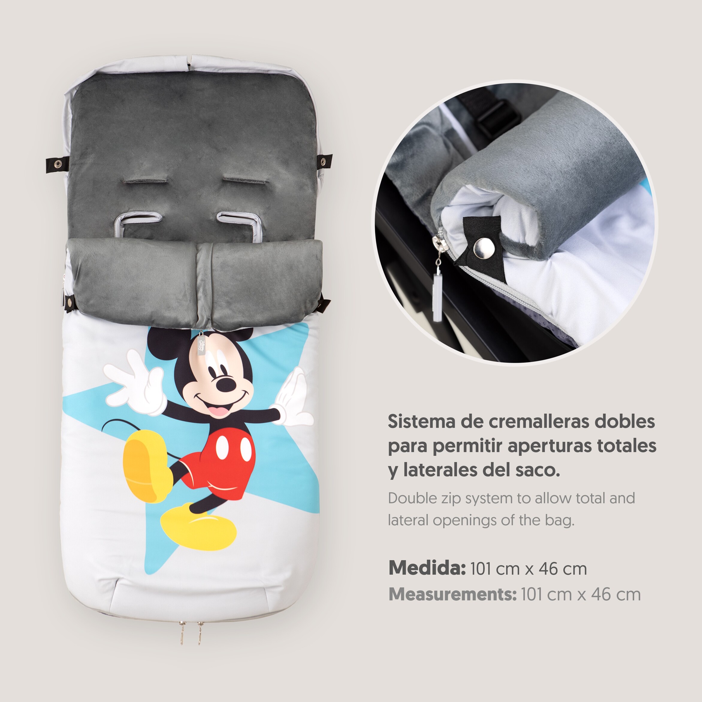 Saco Carro Universal Mickey Geo