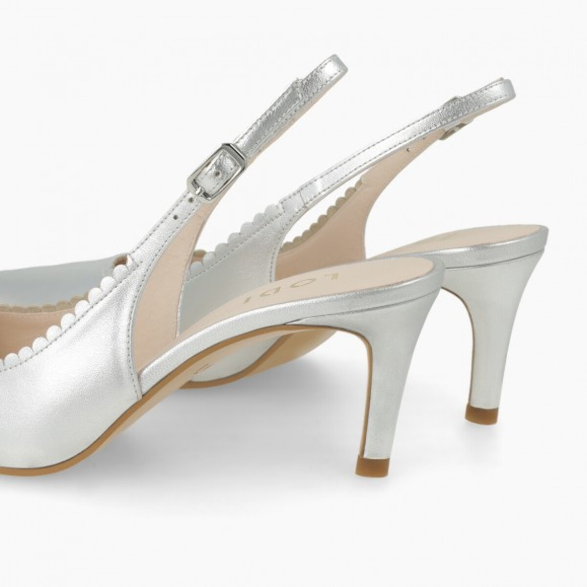 ZAPATOS DE SALÓN PLATEADOS NOAN