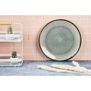 Plateau de service GENESIS Ø33cm - Terre