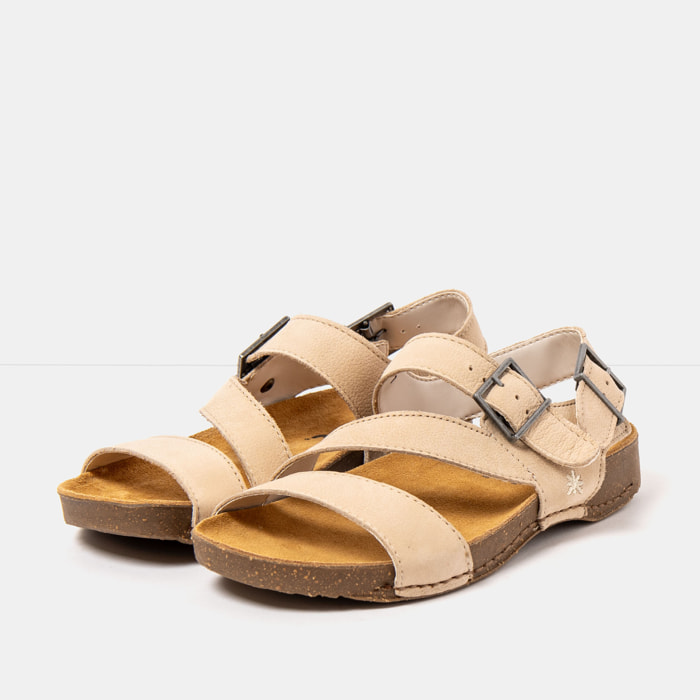 Sandalias 0999 NOBUCK CREAM / I BREATHE color Cream