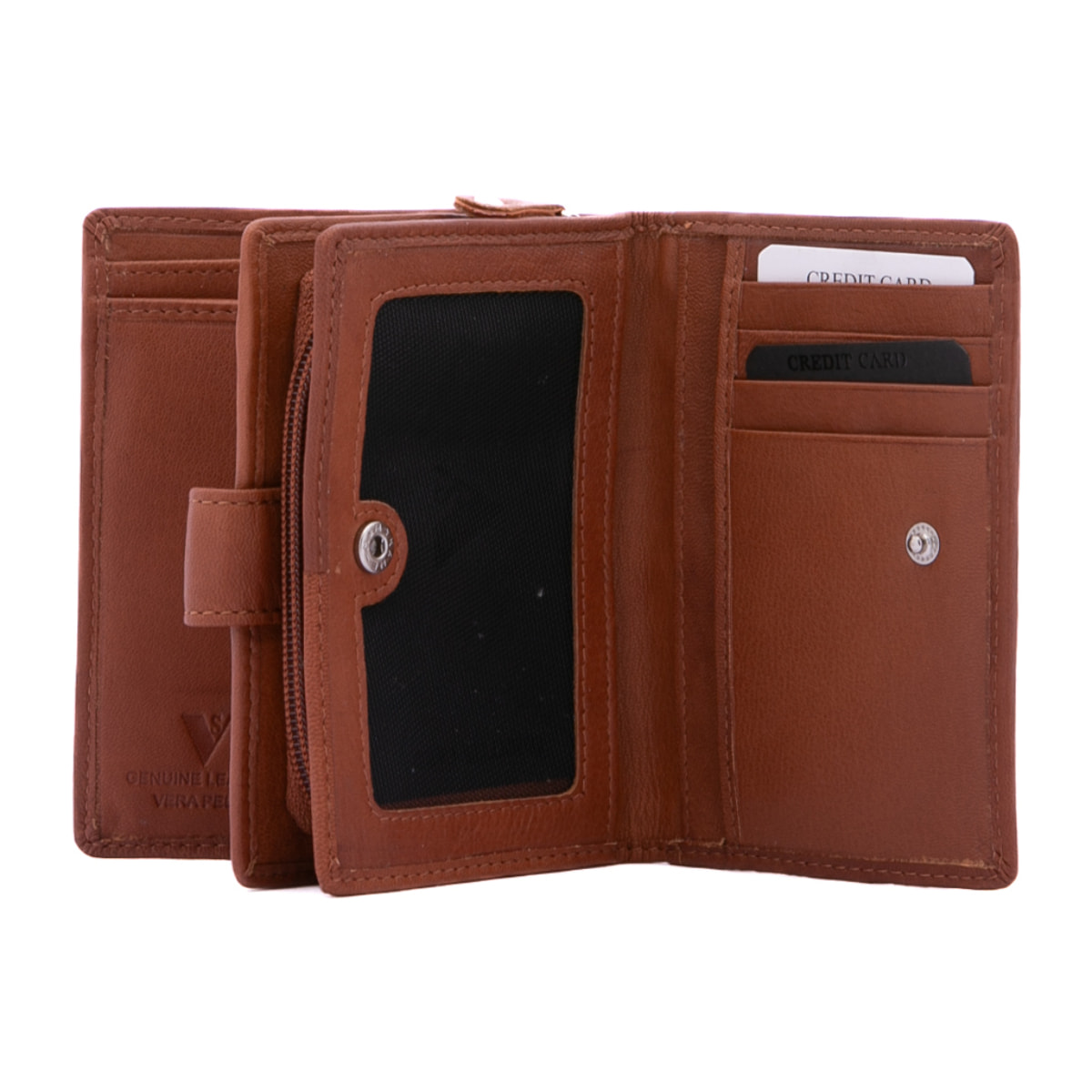 Portafoglio  da donna ecopelle Prodotto Vegano 13x9,5x4 cm