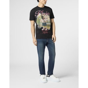 PHILIPP PLEIN Round Neck T-Shirt New York Tennis