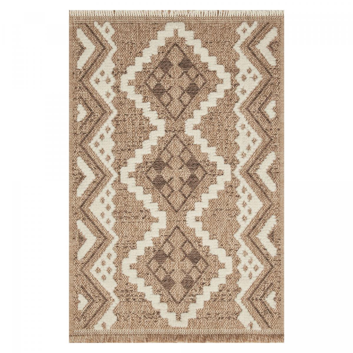Tapis extérieur tissé kilim rectangle BUTA