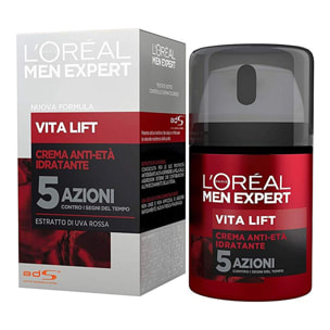 Crema Viso Anti Età Men Expert Power Age per Tutti i Tipi di Pelle