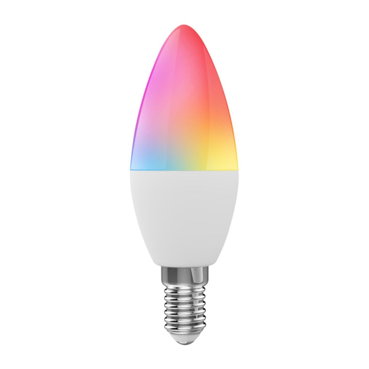 OMEGA Lampada LED Smart WiFi C37 5W RGB