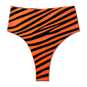 Bikini Mujer Parte Inferior Maui Zebra Naranja