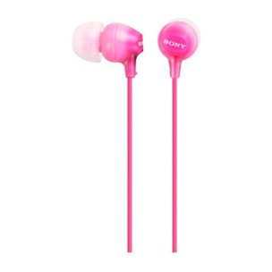 SONY MDREX15LPPI AURICULARES DE BOTÓN ROSA CONECTOR EN 90º