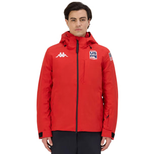 Kappa - Giacche Uomo Rosso - 8Cento 806 Us