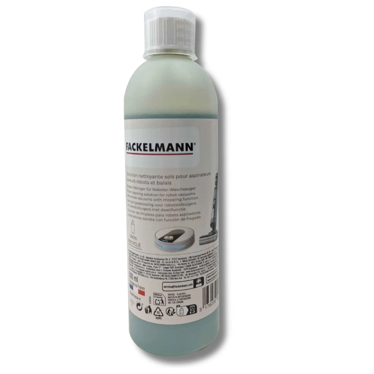 Solution nettoyante pour Aspirateurs Laveurs Robots et Balais Fackelmann