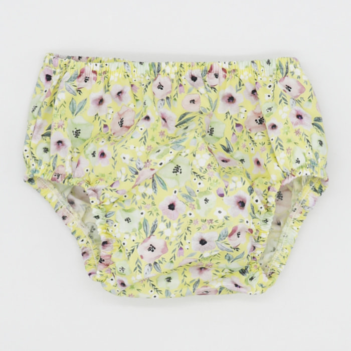 CUBREPAÑAL AMAPOLA FONDO AMARILLO