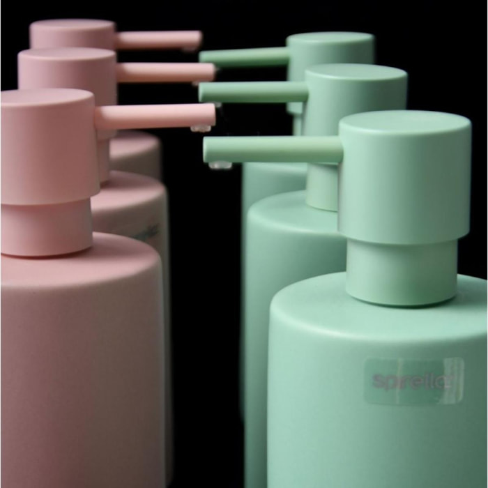 Distributeur de savon Céramique TUBE-MATT Rose mat Spirella