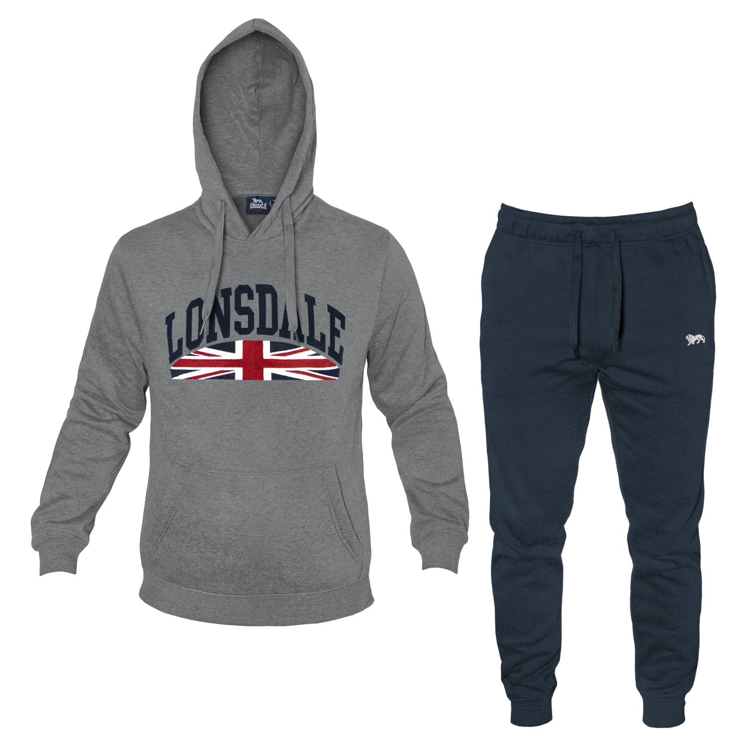 Tuta Uomo LONSDALE Cotone Felpato Zip