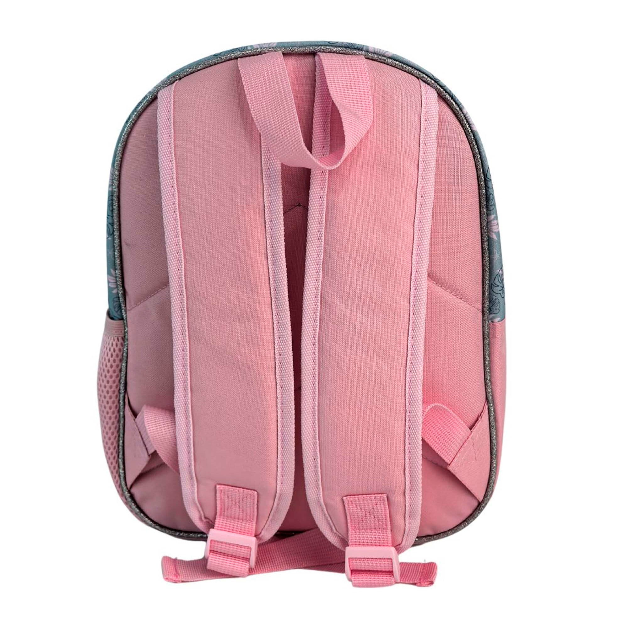 Stitch Pink Zaino Prescolare 3D. Tasca laterale. Schienale imbottito.