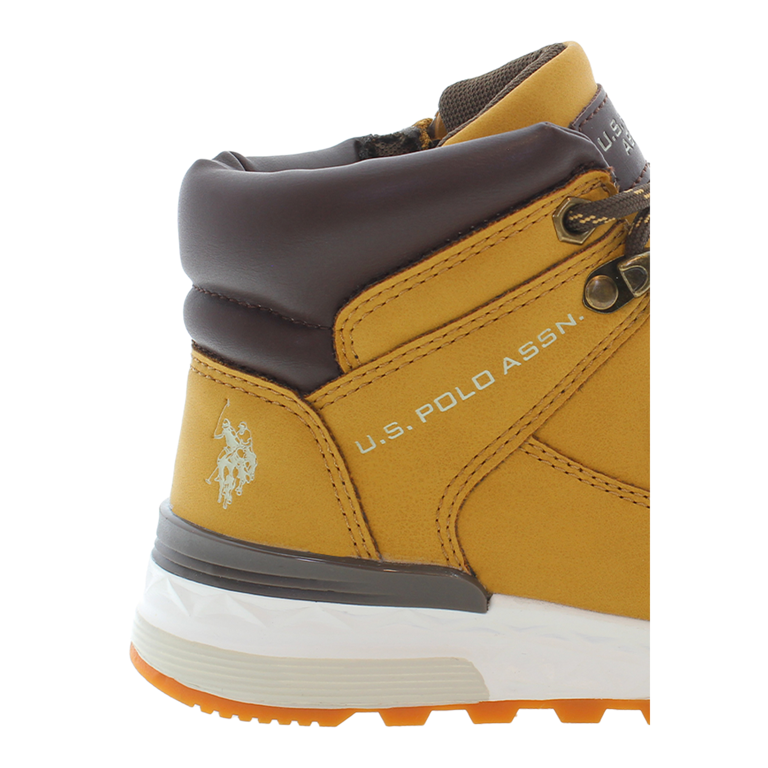 Stivaletti U.S. Polo Assn. giallo-marrone scuro