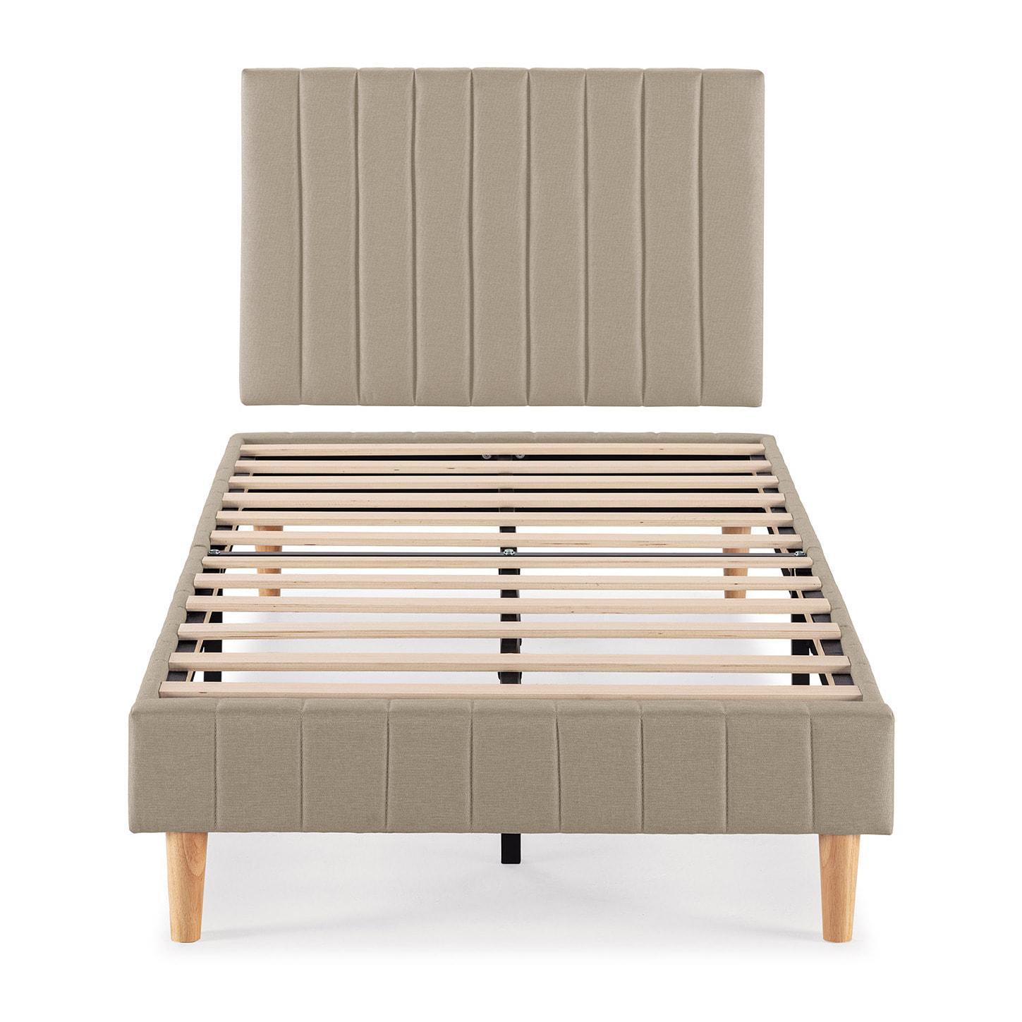 Base tapizada + cabecero Eris Beige