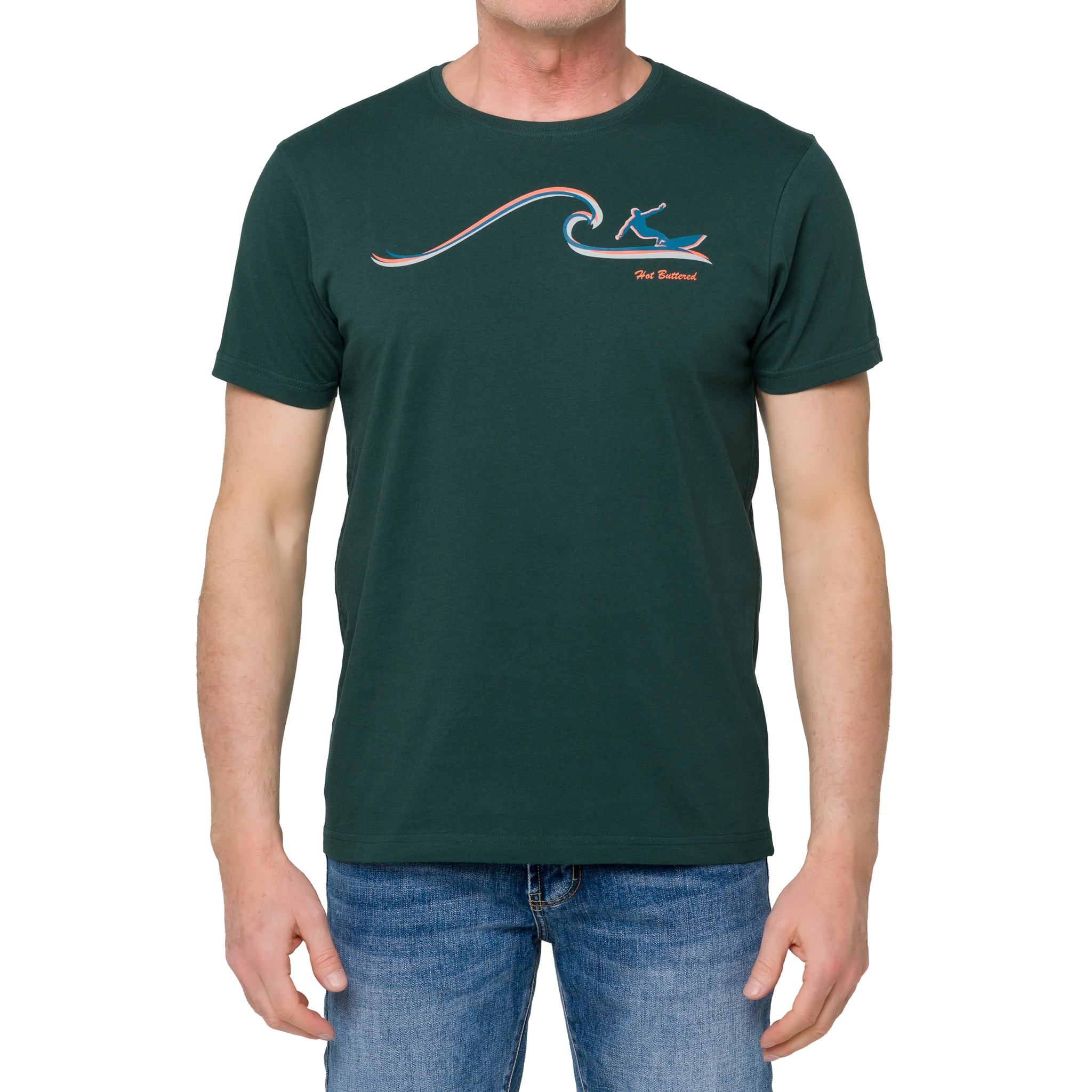 Camiseta TAMAHEE 100% algodón verde