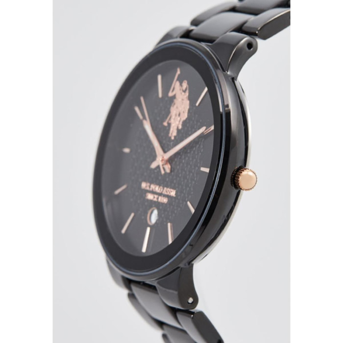 Orologio U.S. Polo Assn. In metallo nero