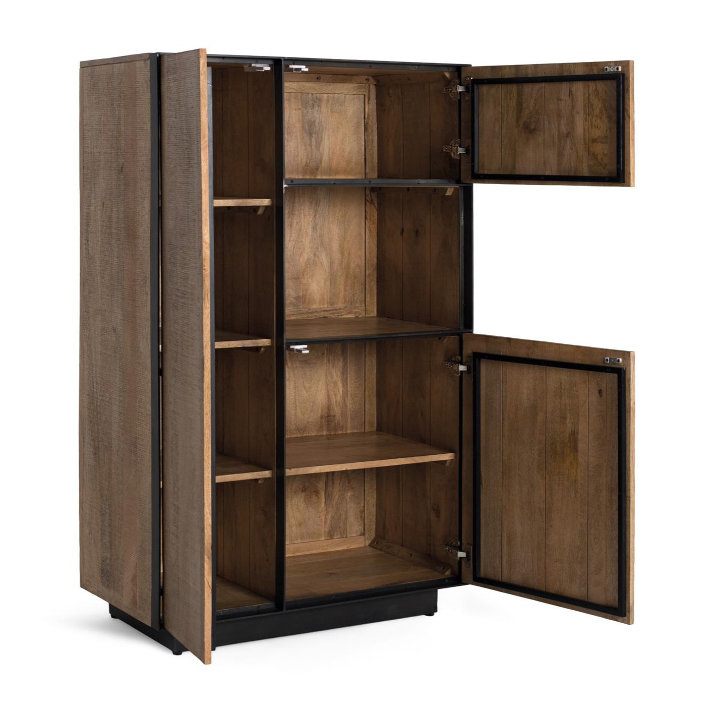 Aparador de Madera de Mango Estilo Industrial Moderno