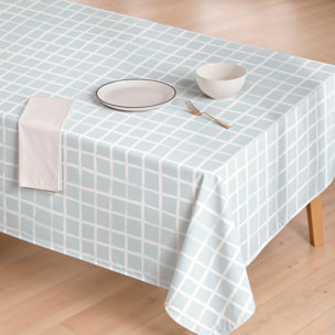 Mantel antimanchas MARISMA AZUL - 100% algodón