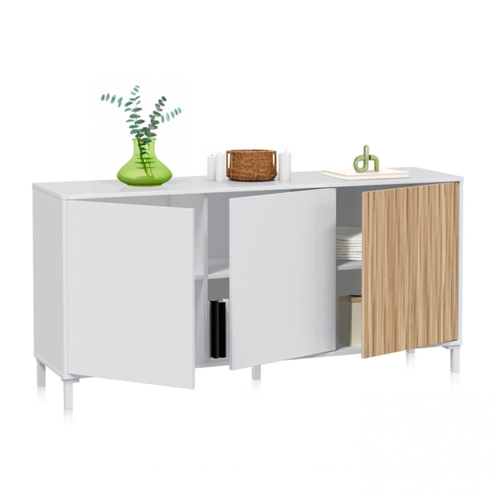 Aparador Nitza Blanco Artik (Blanco Mate) - Natur