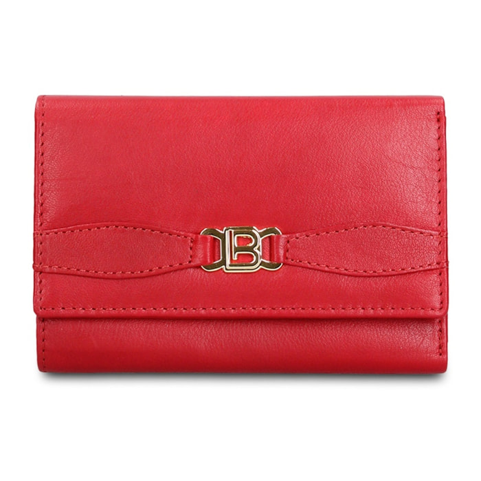 Portafoglio donna in vera pelle - Modello Rubino Prime - Casual - 15.0 x 10.0 x 3.5 cm