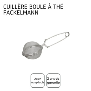 Ensemble de 2 Boules à thé type Pinces à thé en inox 18,5 cm Fackelmann