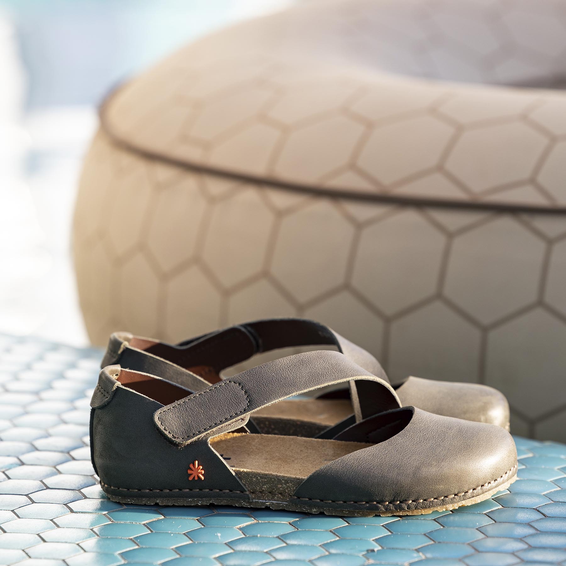 Sandalias 0384 ROMA YELLOW/ CRETA color Yellow