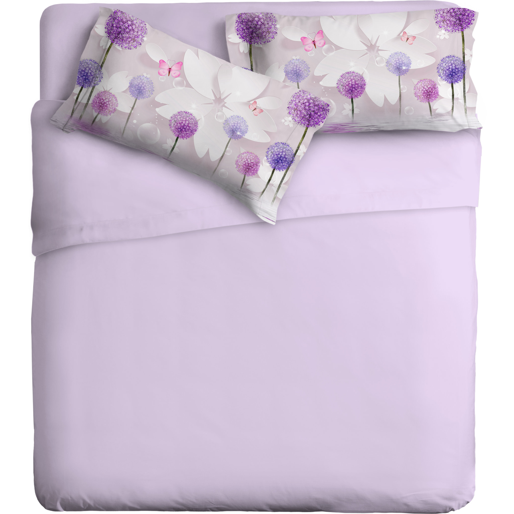 Completo letto fotografico Fine-Art IPERSAN Puro Cotone Incanto