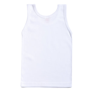 Camiseta Niño Tirante Canale 1X1 Blanco Talla 2